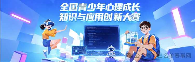 教育部白名单赛事｜全国青少年心理成长知识与应用创新大赛 完整版报名指南 + 赛事全规则